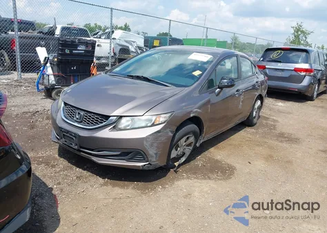 2013 Honda Civic Lx from USA, damaged, VIN 19XFB2F56DE292334